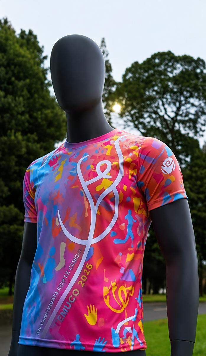 Polera solidaria oficial · Corrida por el Cáncer Temuco 2026